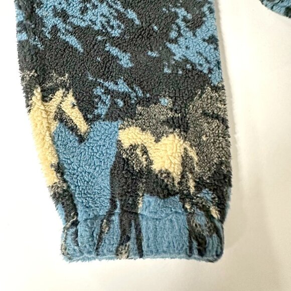 VTG Horse Pattern Fleece Jacket - Picture 8 of 10